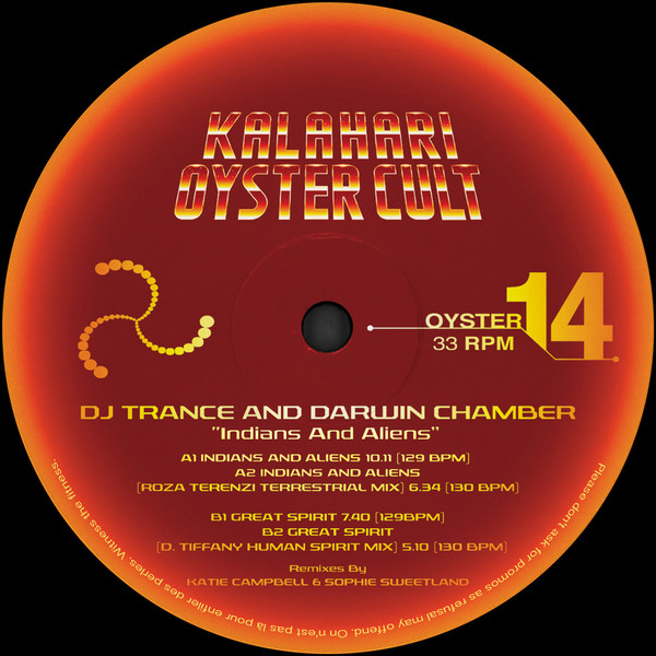 image cover: DJ Trance & Darwin Chamber - Indians And Aliens / OYSTER14