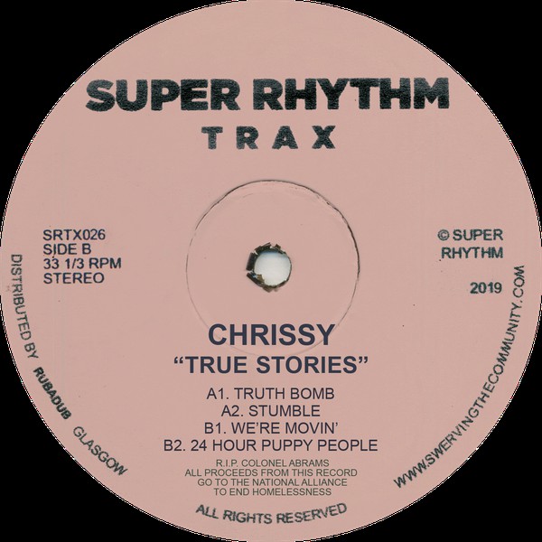 image cover: Chrissy - True Stories / SRTX 026