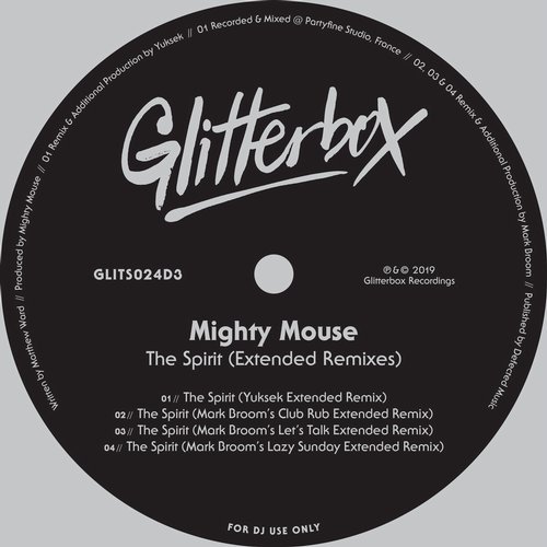image cover: Mighty Mouse - The Spirit - Extended Remixes / GLITS024D3