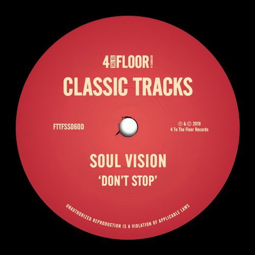 image cover: Soul Vision - Don't Stop / FTTFSS060D