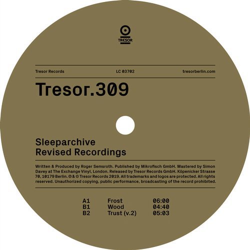 image cover: Sleeparchive - Revised Recordings / TRESOR309