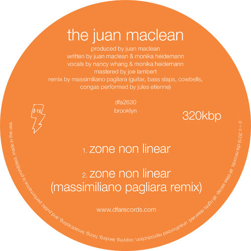 image cover: The Juan Maclean - Zone Non Linear / DFA