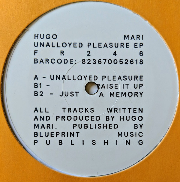 image cover: Hugo Mari - Unalloyed Pleasure EP / FR246