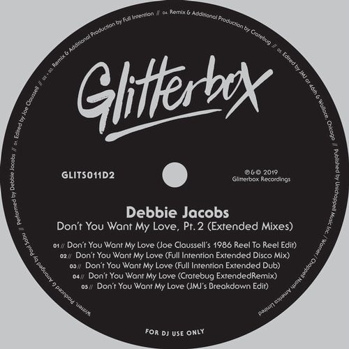 Download Debbie Jacobs - Don't You Want My Love, Pt. 2 - Extended Mixes on Electrobuzz