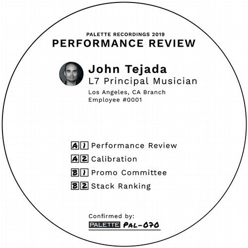 image cover: John Tejada - Performance Review / PAL070