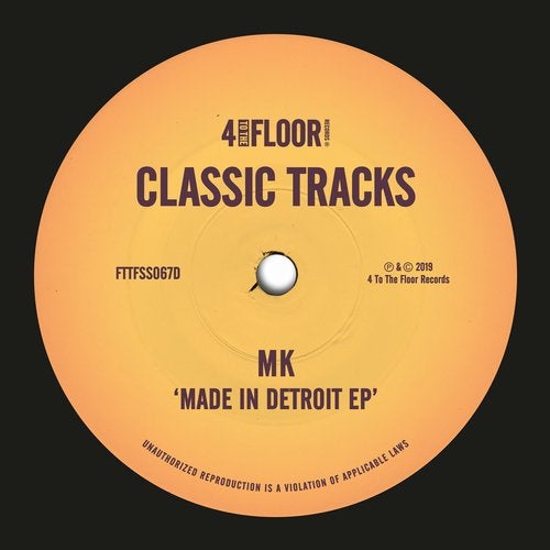 image cover: MK, Oracy - Made In Detroit EP / FTTFSS067D