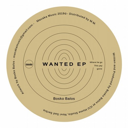 image cover: Bosko Balos - Wanted / MCK005