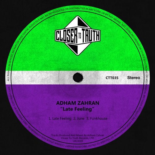 image cover: Adham Zahran - Late Feeling / CTT035