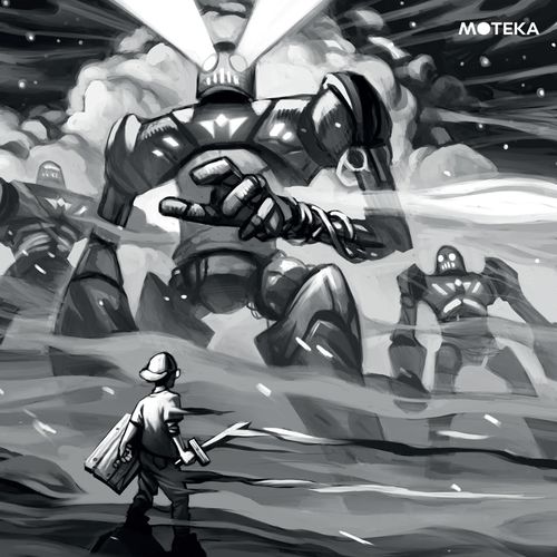 image cover: Moteka - As We Fought the Iron Giants /