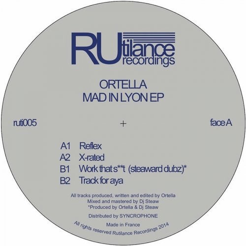 image cover: Ortella - Mad In Lyon EP / RUTI005D