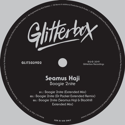 image cover: Seamus Haji - Boogie 2nite / GLITS039D2