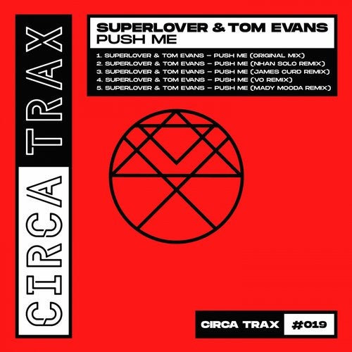 image cover: Tom Evans, Superlover - Push Me / CT019