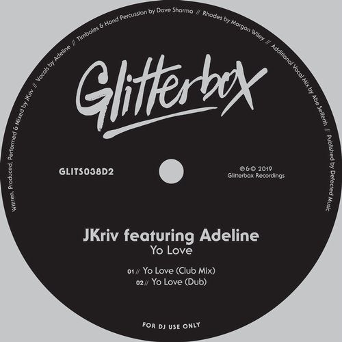 image cover: Jkriv, Adeline - Yo Love / GLITS038D2