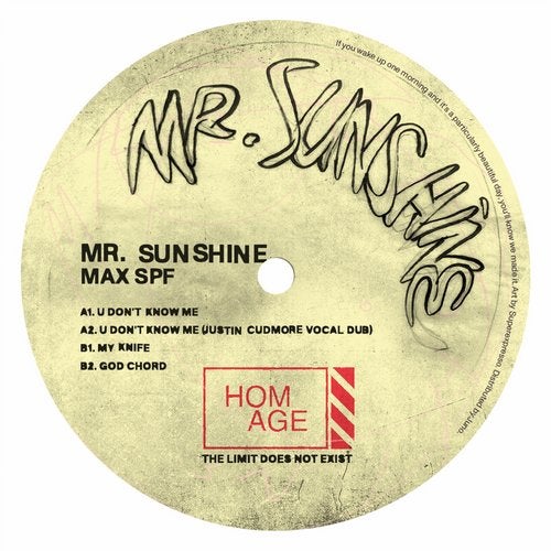 image cover: Mr. Sunshine - MAX SPF EP / HOMAGE006