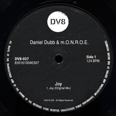 1051 346 33936 Daniel Dubb, m.O.N.R.O.E. - Joy / DV8