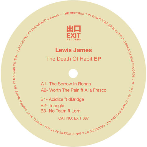 image cover: Lewis James - The Death Of Habit / Exit Records