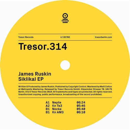 image cover: James Ruskin - Siklikal EP / Tresor Records
