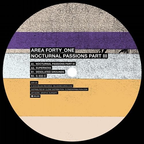 image cover: Area Forty_One - Nocturnal Passions Part III / Delsin Records