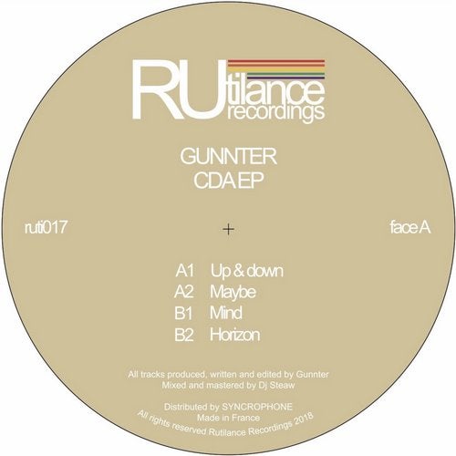 image cover: Gunnter - CDA EP / Rutilance Recordings