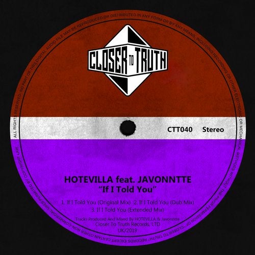 image cover: Javonntte, Hotevilla - If I Told You / Closer To Truth
