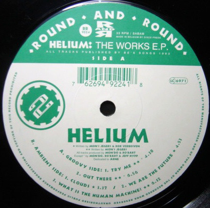 image cover: Helium - The Works E.P. / Round And Round