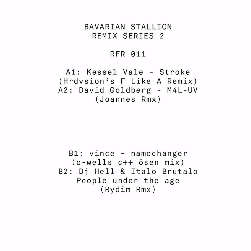 image cover: Various Artists - Bavarian Stallion Remix Series 2 / RFR Records