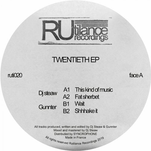 image cover: DJ Steaw, Gunnter - Twentieth EP / Rutilance Recordings