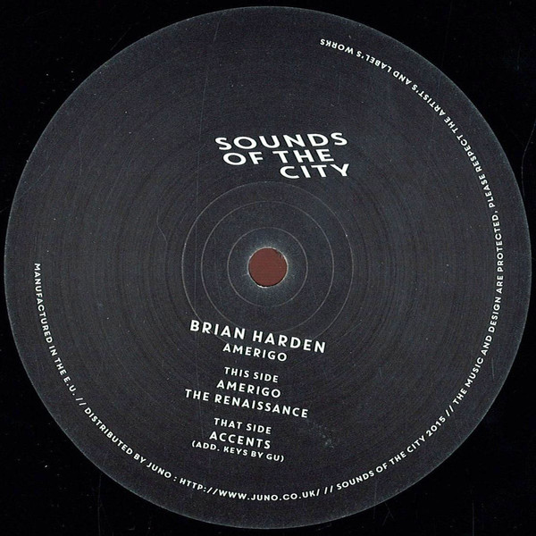 image cover: Brian Harden - Amerigo / Sounds Of The City