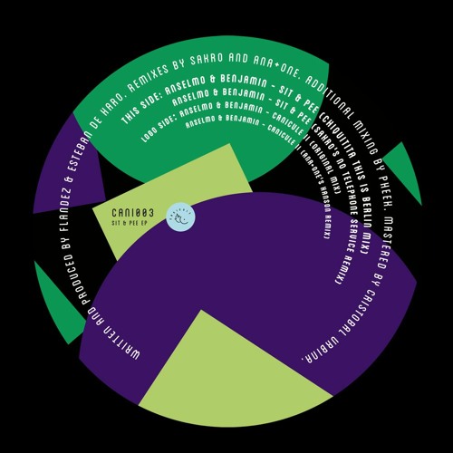 image cover: Anselmo & Benjamin - Sit & Pee EP / Canicule Musique