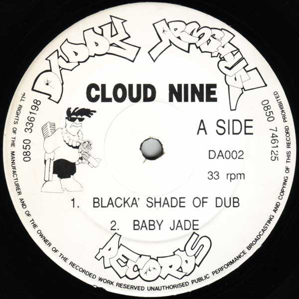 image cover: Cloud 9/Cloud Nine - Blacka' Shade Of Dub / DA002