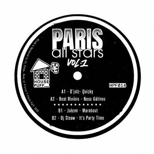 image cover: D'Julz, Beat Rivière, Julenn, DJ Steaw - Paris All Stars, Vol. 1 / HPF014