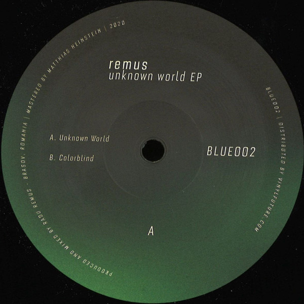 image cover: Remus - Unknown World EP / BLUE002