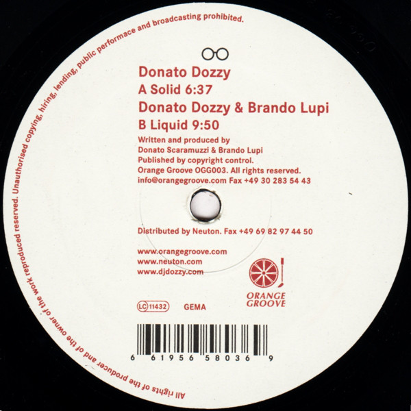 image cover: Donato Dozzy & Brando Lupi - Solid / Liquid / OGG003