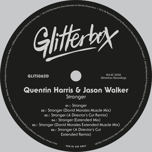 image cover: Quentin Harris & Jason Walker - Stronger / GLITS062D2