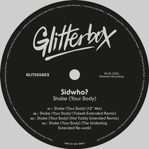 image cover: Sidwho? - Shake (Your Body) / GLITS058D2