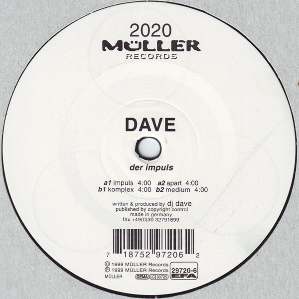 image cover: Dave DK - Der Impuls / MUELLER2020