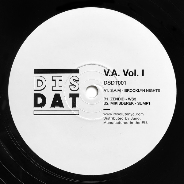 image cover: Various - V.A. Vol. I / DISDAT001, DSDT001