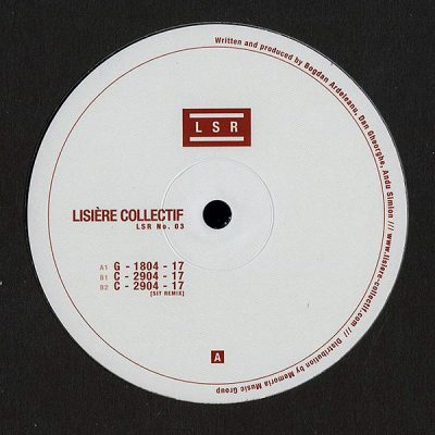 01 2021 346 091120625 Lisière Collectif - LSR No. 03 EP / LSR No. 03