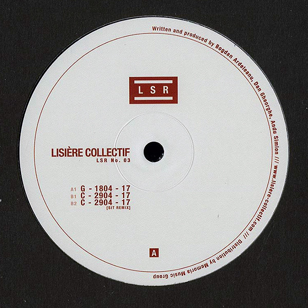 image cover: Lisière Collectif - LSR No. 03 EP / LSR No. 03