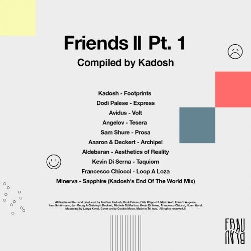 image cover: VA - Friends II Pt. 1 - Compiled By Kadosh / FB015