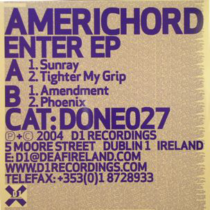 image cover: Americhord - Enter EP / DONE027