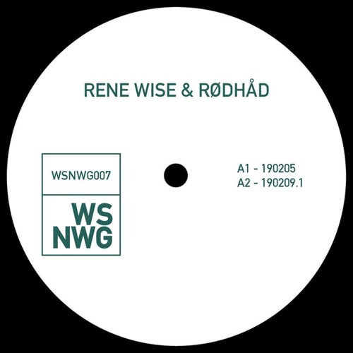 image cover: Rene Wise, Rødhåd - WSNWG007 / WSNWG007