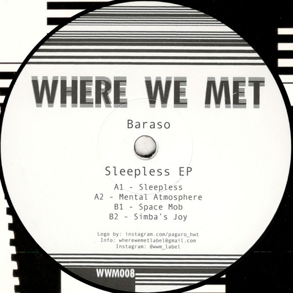 image cover: Baraso - Sleepless EP / WWM008