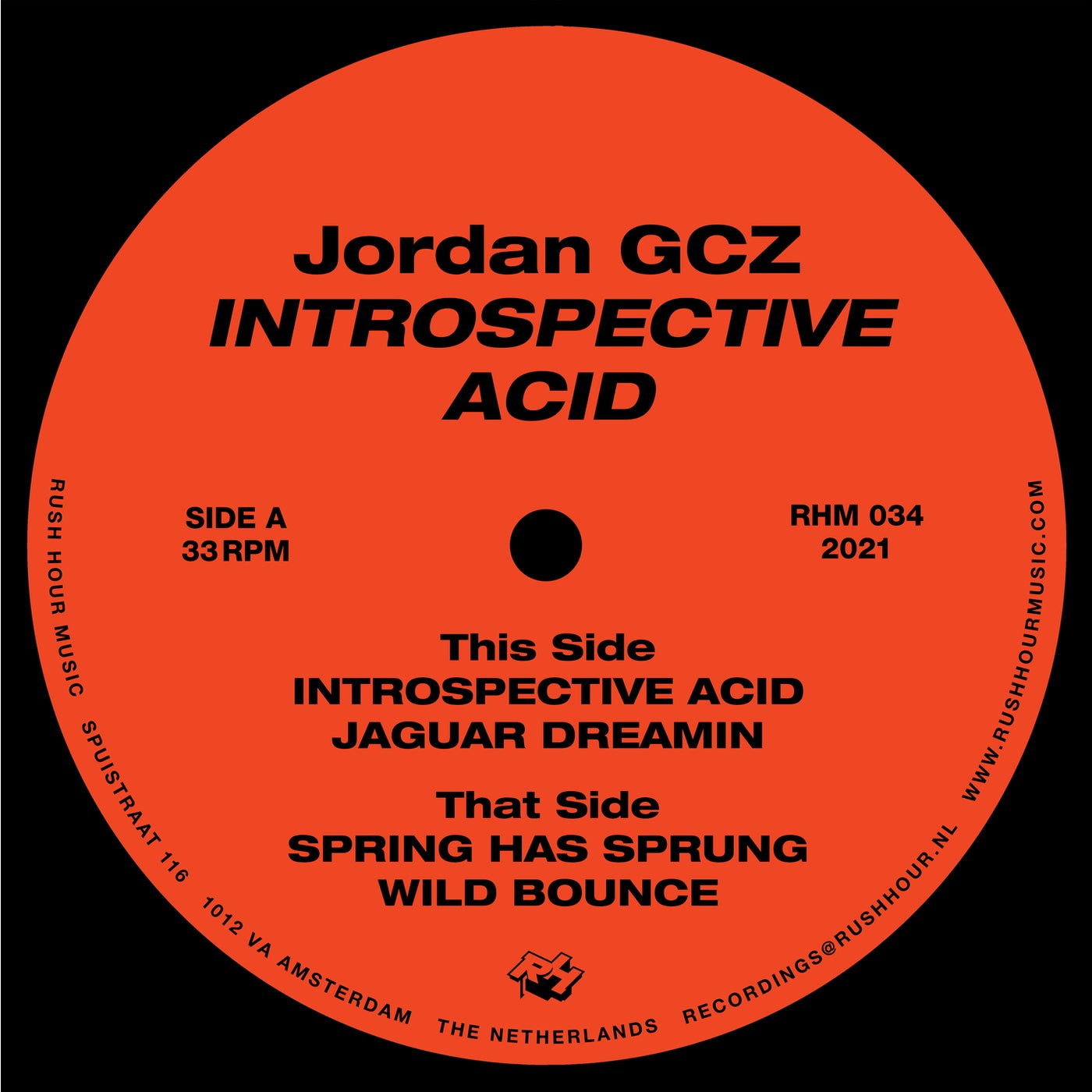 image cover: Jordan GCZ - Introspective Acid / RHM034