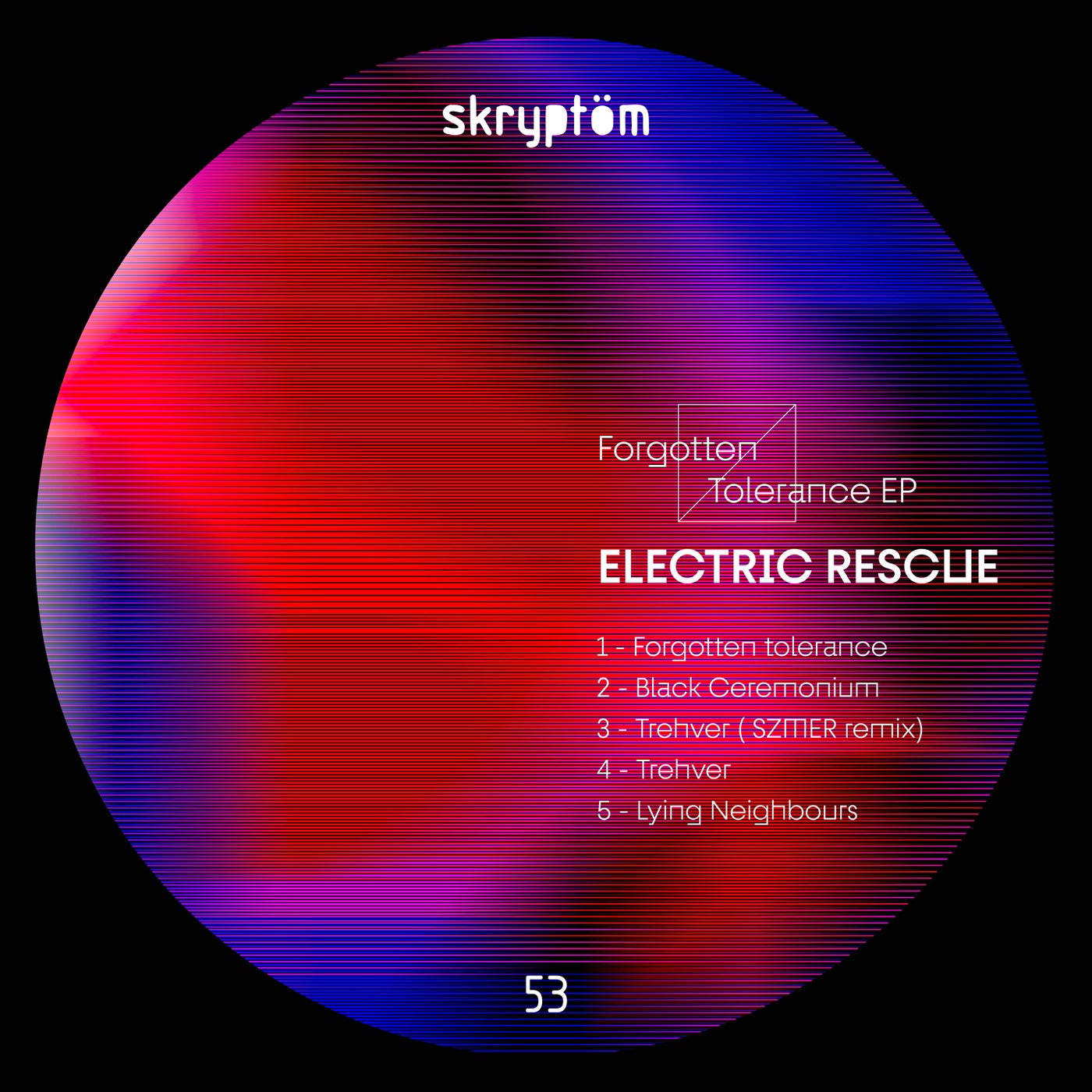 image cover: Electric Rescue - Forgotten Tolerance EP / SKRPT53