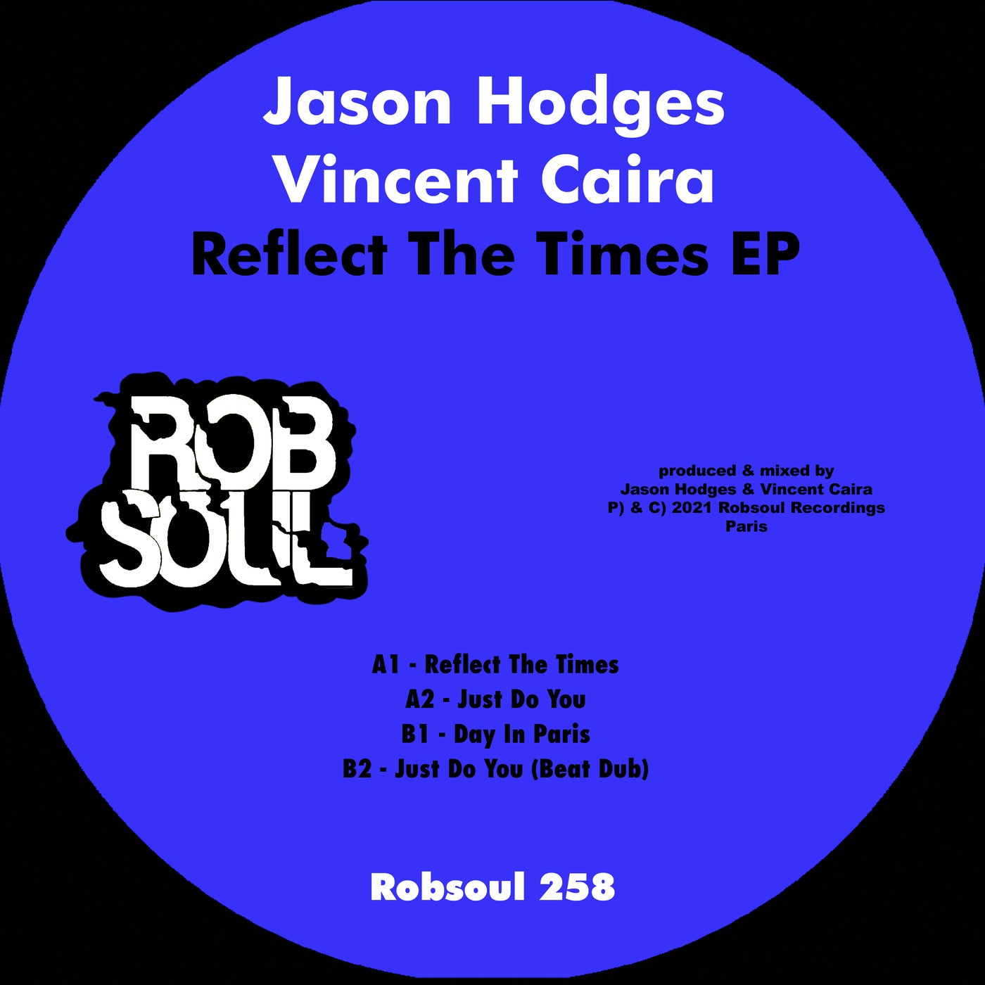 image cover: Jason Hodges, Vincent Caira - Reflect The Times EP / RB258