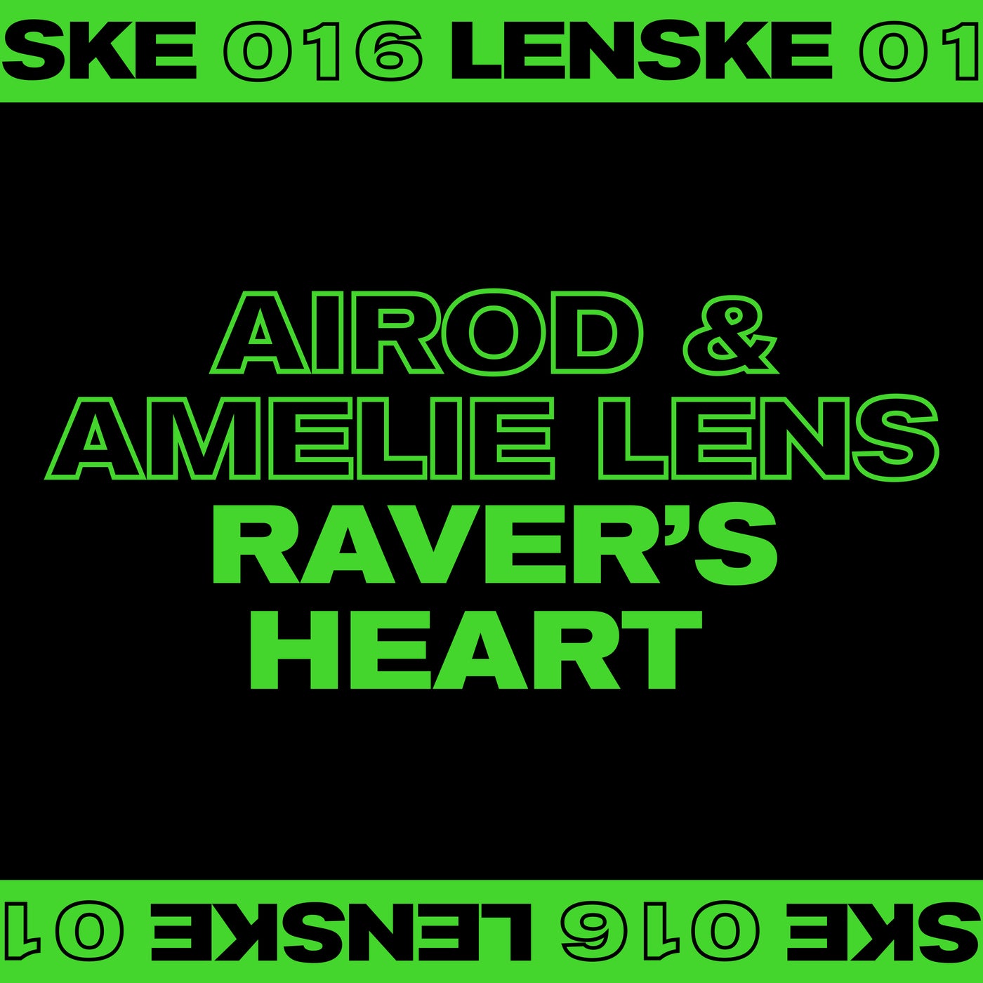 image cover: Amelie Lens, Airod - Raver's Heart EP / LENSKE016D