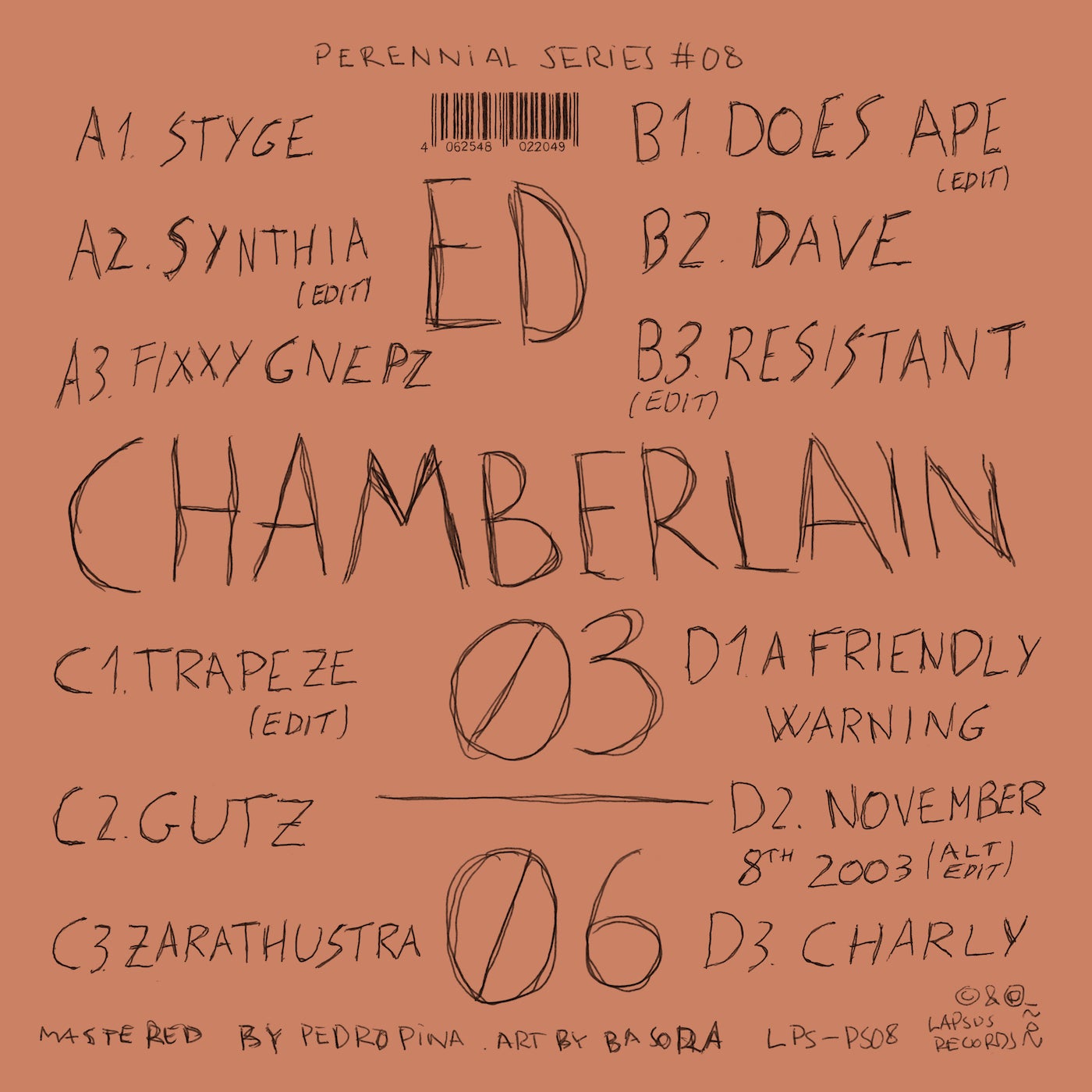 image cover: Ed Chamberlain - 03/06 / LPSPS08D