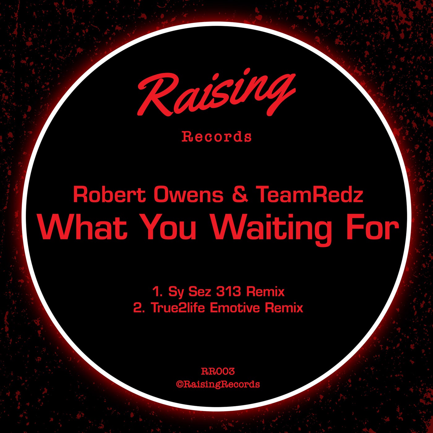 image cover: Robert Owens, TeamRedz - What You Waiting For / RR003