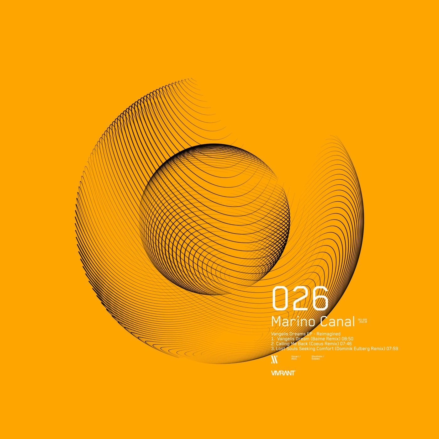 image cover: Marino Canal - Vangelis Dreams EP - Reimagined (+Dominik Eulberg Remix) / VIV026